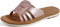 ONCAI Femmes Sandales Mode Femme Plates Sandales 2025 Confort Antidérapant Caoutchouc Été élégantes pour Maison Plage Or Rose Taille 37