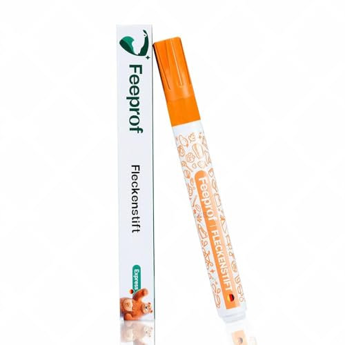 Feeprof Fleckenstift，Fleckenentferner für Kleidung，Effektiver Fleckenentferner für unterwegs，Anti-Flecken-Formel，Instant Fleckenentferner Stift, Tragbarer Bleichstift Für Kleidung,10ml (1)