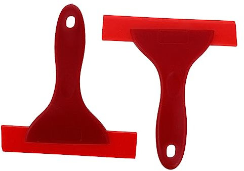 AKOOSY 2stücke Duschabzieher Wasserklingen-Werkzeug Rutschfester Abzieher Fenstertönungsabzieher Scheibenwischerblätter Für Fenster Spiegel Badzimmertüren Fliesen Tische Theken Autofenste