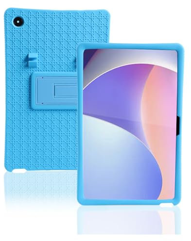 INSOLKIDON Compatible with Case for Lenovo Chromebook Duet 3 11IAN8 11.5-INCH tablet, Full Coverage Ultra Slim adjustable Stand Silicone Shockproof Lightweight Protective Cover Case (Blue)