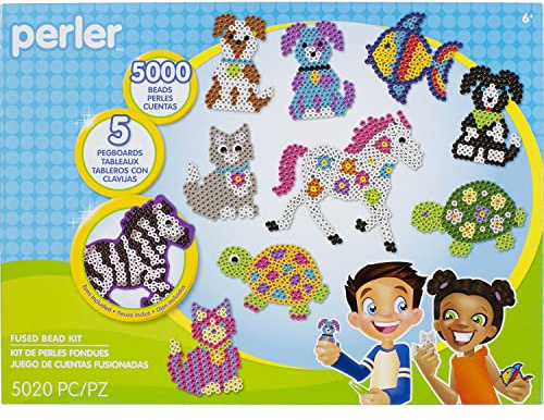 Perler Pet Parade Deluxe Fuse Bead Craft Activity Kit, 5020 pcs