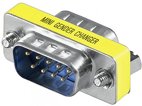 Goobay 60300 Gender Changer D-SUB (9 polig Stecker auf 9 polig Stecker)