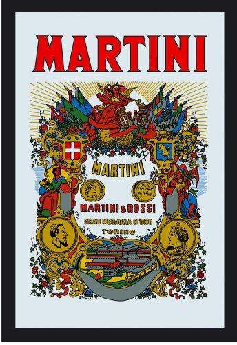 empireposter KS249 Martini - - Bedruckter Spiegel