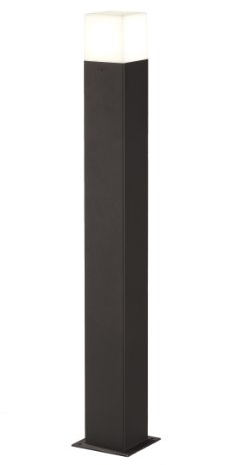 Trio Leuchten LED Außen-Wegeleuchte, Aluminiumguss, inklusiv 1 x E14, 4 W, Höhe 80 cm, anthrazit 420060142