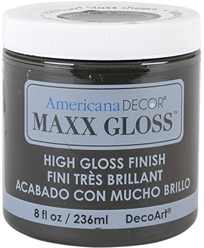 DecoArt Americana Décor Maxx Gloss Bottle Paint, Acrylic, Light Molasses, 7 x 7 x 8 cm