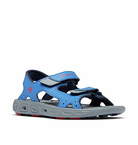 Columbia Youth Techsun Vent Sandales De Randonnée Et Trekking pour Mixte enfant, Bleu (Stormy Blue x Mountain Red), 39 EU