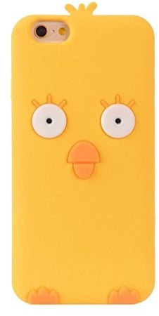 SKS Distribution® Yellow Silicone Cute Chick Chicken Phone Case/Cover for Apple Iphone 5 / 5S / 5C / SE