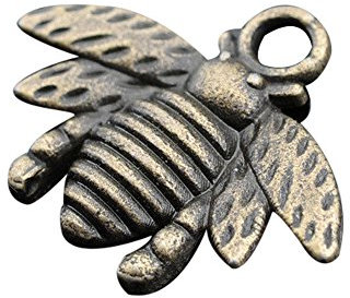 20 Stück Vintage-Anhänger-Set Bronze DIY Formen: Schlüssel, Herz, Notenschlüssel... Ape