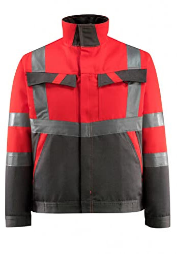 MASCOT Herren X Arbeitsjacke, Rot/Dunkelanthrazit, M