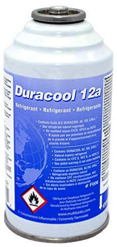Duracool Réservoir de réfrigérant 12a – Remplace R12 R134a et HFO 1234yf