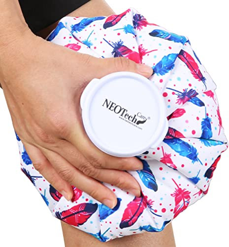 NEOtech Care Eisbeutel - Kühlbeutel mit Schraubdeckel - wiederverwendbarer, nachfüllbarer Beutel - Gefieder - 20 cm
