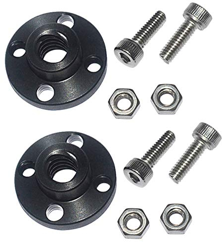 2er-Pack 3D-Drucker Z-Achse T8 Bleischraube POM Mutter für Prusa I3 MK2 MK2S MK3 3D Drucker Trapez Motor Schraube Mutter