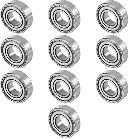 699ZZ 9 mm x 20 mm x 6 mm, doppelt geschirmt, Miniatur Groove Kugellager, 10 Stück