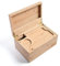 CALI Caja de almacenamiento grande de bambú, 27 cm x 13 cm x 18 cm (natural)