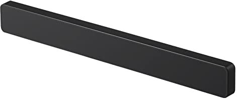Yamazaki 5202 TOWER Magnetischer Messerhalter, schwarz, ABS-Harz/Magnet/Silikone, minimalistisch, 1,7 x 35 x 4 cm