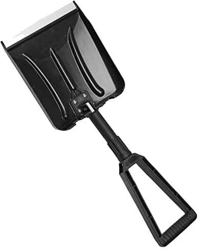 Pala Nieve 25cm | Pala Nieve Plegable ABS Negro