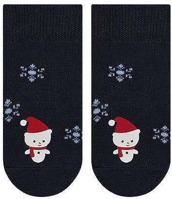 FALKE Unisex Baby Little Snowman Socken atmungsaktive nachhaltige Baumwolle dünn gemustert 1 Paar