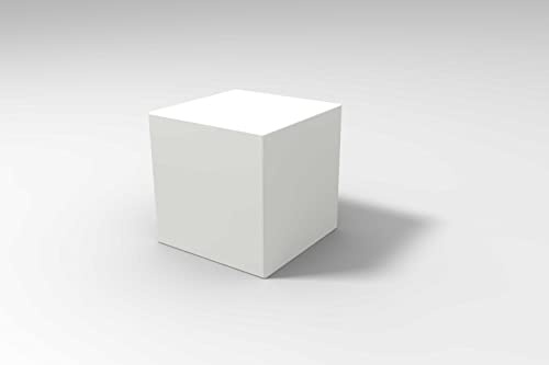Kloris Einsatzwürfel Sitzfläche und Tisch 35 x 35 cm Weiß Polyethylen glatt