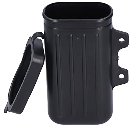 aqxreight Caja de Herramientas para Motocicleta, Soporte de Reparación, Contenedor de Botellas, Plástico ABS Apto para TW200 Trailway 19