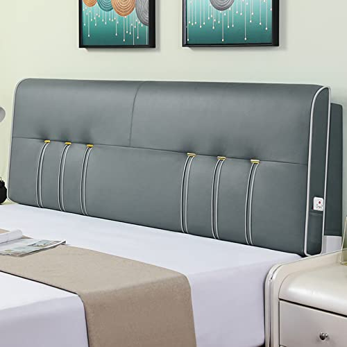 Generic Kopfteilkissen in Voller Größe,Lesekissen Rückenlehnenkissen Gepolstert Keilpositionierungs Stützkissen Lendenpolster Für Schlafsofa,Etagenbett,A,No headboard 59/150cm