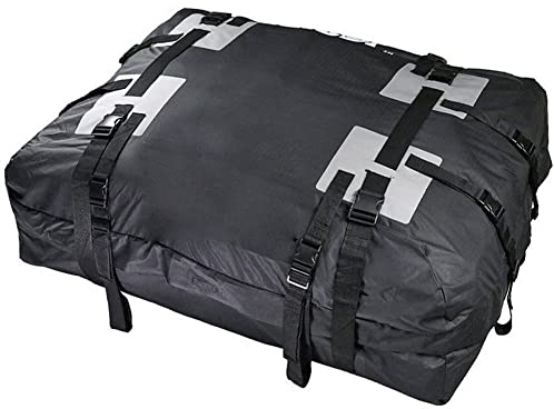Auto Dachgepäcktasche,15 Kubikfuß 600D Auto Dach Cargo Storage Bag Autodach Transporttasche mit Anti Rutsch Matte Faltbare Gepäckbox wasserdichte Autodachtasche für Auto LKW SUV Vans