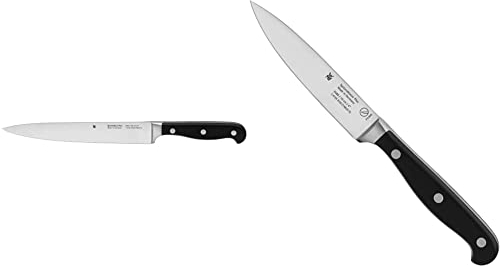 WMF Spitzenklasse Plus Fleischmesser 32,5 cm, Klinge 20 cm & Spitzenklasse Plus Allzweckmesser 20,5 cm, Messer geschmiedet, Performance Cut, Spezialklingenstahl, Klinge 10 cm