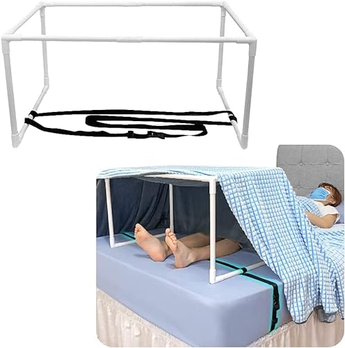 NEPPT Blanket Lifter for Feet Bed Sheet Lifters Foot Cradle Lift Bar Blanket Tent Hospital Sheets Support Riser with a Strap for Leg Knee Ankle Arthritis Neuropathy Surgery Recovery(Portable)