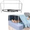 NEPPT Blanket Lifter for Feet Bed Sheet Lifters Foot Cradle Lift Bar Blanket Tent Hospital Sheets Support Riser with a Strap for Leg Knee Ankle Arthritis Neuropathy Surgery Recovery（Portable）