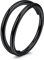 VFUN 18G 8MM 316L Edelstahl Nasenpiercing Septum Piercing Nasen Piercing Nase Conch Piercing Ring Damen Segmentring Ohrring Helix Daith Tragus Piercing Ohr Schwarz