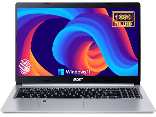 ACER Computer portatile Aspire 5 Slim 2023, display Full HD da 15,6 pollici, 20 GB di RAM, memoria SSD da 1 TB, processore AMD Ryzen a 4 core, tastiera retroilluminata, accesso con impronte digitali