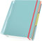 Yarotm Carnet de Notes A4 - Cahier A4 Ligné Spirale - 23.5x29.8cm Reliure Notebook 90g/ m² Papier- Carnet Journal Bloc Notes à Spirales A4 - Cahier Mémo Ligné D'écriture Voyage, Bleu Ciel