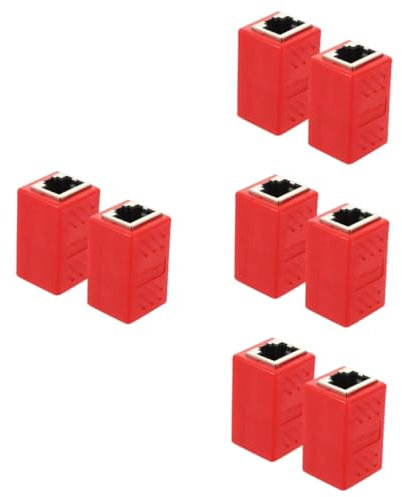 ULTECHNOVO 4sets Ethernet Koppler Buchse Netzwerk Kabel Adapter Für 6 2 Stücke * 4
