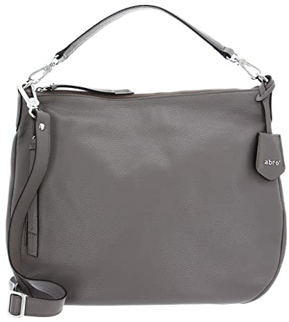ABRO Damen Beutel Juna Big Nos Tasche, Zink