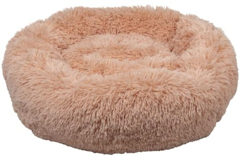 JACK AND VANILLA – Panier Rond pour Chien et Chat – ø70cm – Vieux Rose | Couchage moelleux et cocooning · Bord surélevé apaisant · Housse déhoussable lavable · Fond antidérapant