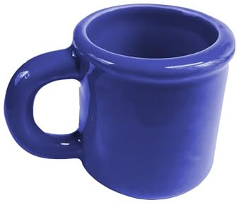 Carlso Witziger Keramikkrug, Weihnachten und Party (Krug blau, 12 Stück)