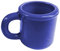 Carlso Witziger Keramikkrug, Weihnachten und Party (Krug blau, 12 Stück)