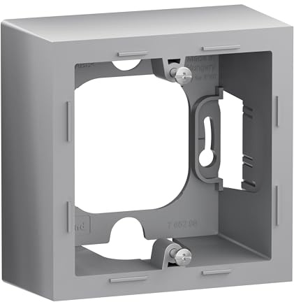 LEGRAND, SEANO Aufputzgehäuse 1-fach, Oberflächenmontage, Aluminium lackiert, 765298