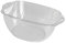 Bassin Transparent, Lavabo épais, Peu Encombrant, Facile à Nettoyer pour la Salle de Bain (M)
