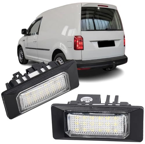 REINKO LED Kennzeichenbeleuchtung passt für VW Multivan VI Transporter/Caravelle T6 Caddy 4 Caddy Alltrack mit Heckklappe