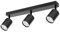 Zedelmaier Deckenstrahler LED Deckenlampe 3 Flammig GU10 Modern Spotbalken Deckenspot Schwenkbar für Wohnzimmer Schlafzimmer Arbeitszimmer ohne Leuchtmittel Schwarz