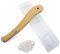 BEBEMOKO 1 Juego Cortadora de Pan Profesional Inoxidable Herramienta de Rebanado Creativa con Caja para Baguettes y Panes Artesanales