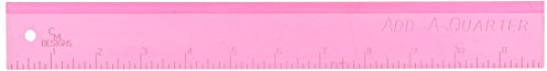 CM Designs CMD12PINK Lineal, 12 Zoll (30,5 cm, Zoll-Skala), Pink
