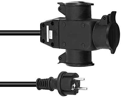 EUROLITE Verlängerung 3x1,5 3m 3-Fach