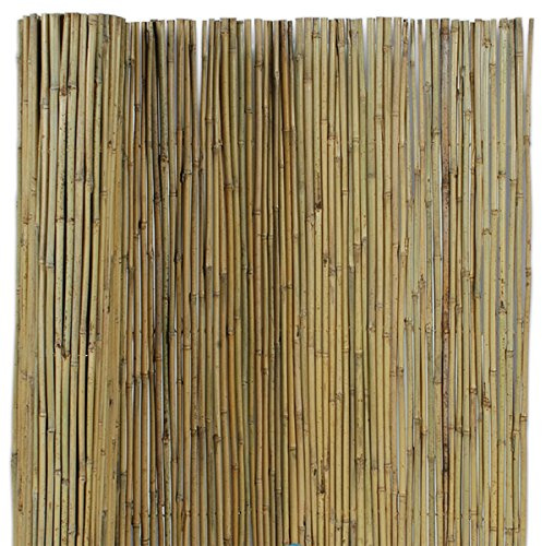 Arella Canna Passante in Bamboo Marrone Filo passante recinzioni ombra esterno 150x300 cm EV