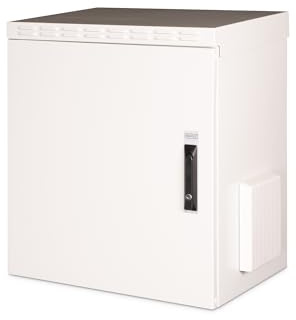 DIGITUS Armadio di rete per esterni - rack da 19 pollici - 12U - montaggio a parete - profondità 450 mm - carico massimo 100 kg - grigio