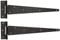 Bulk Hardware BH04385 Charnière en T robuste, 300 mm, Set de 2 Pièces