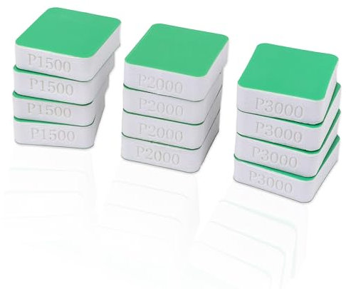 TGR Mini Hand Sanding Blocks for Denibbing PDR - 12 pcs (1500, 2000, 2500 grit)