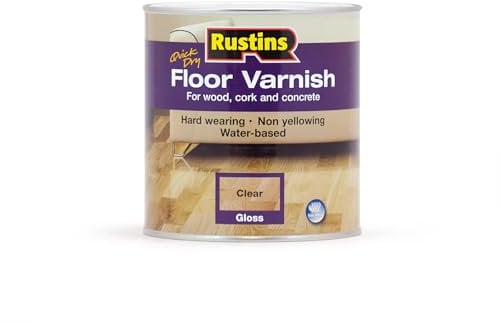 Rustins Floor Varnish Clear 1L Gloss