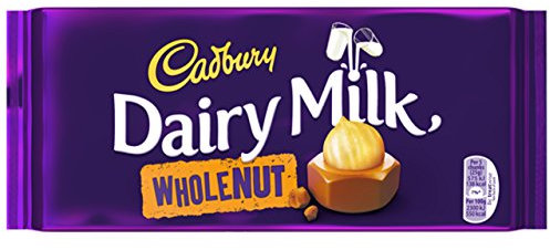 Cadbury Dairy Milk Whole Nut 200g (Box of 11)