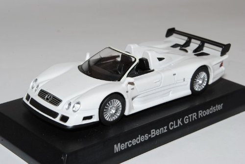Kyosho Mercedes-Benz AMG CLK GTR Roadster Weiss 2002 1/64 Sonderangebot Modell Auto
